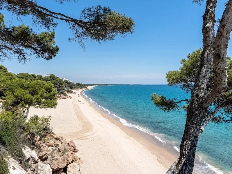 Dream vacations sea front with the family