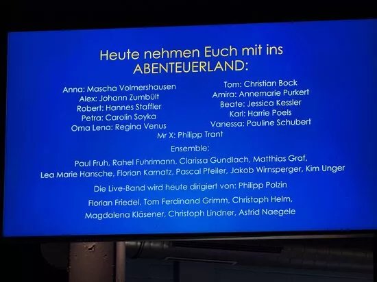 ABENTEUERLAND - Das Musical mit den Hits von PUR