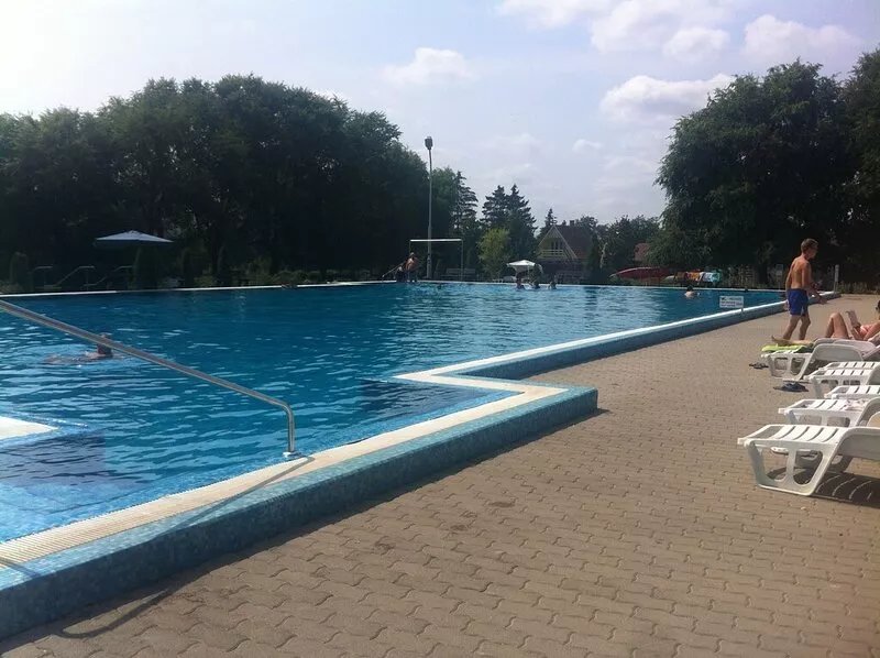 A beautiful Hungarian village with a thermal swimming pool complex!