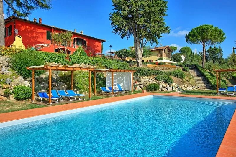 Casa Rossa 4 - Holiday Rental with swimming pool in Chianti, Tuscany
