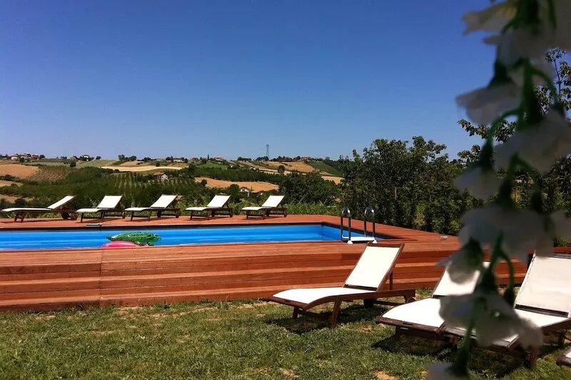 Apartment with two rooms, 2 bathroom. Pool, wifi, kids area, parking, air