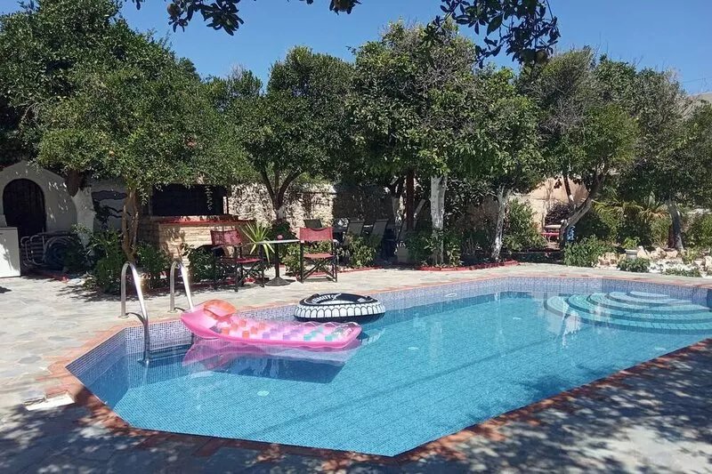 VILLA LIAKOS  Luxury with pool garden area, near from sea and town in a traditi
