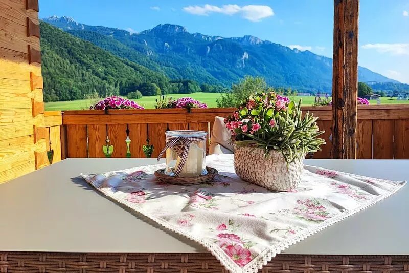 Haindorfer Berg vacation apartment, 102 sqm, two bedrooms, south-facing balcony