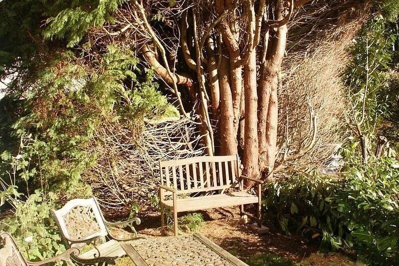 Stunning panoramic views & 2 acre woodland with 5 pools, waterfalls & 17 benches