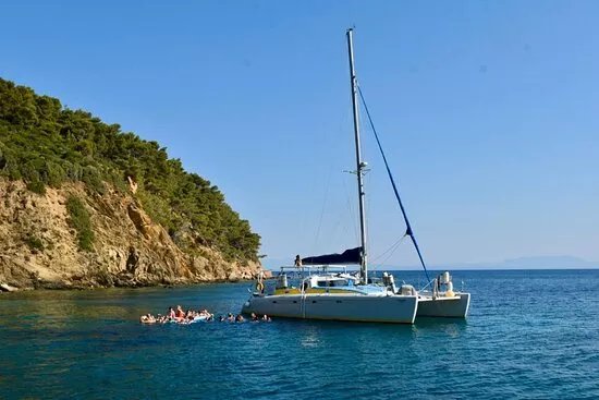 Evdora Catamaran Sailing