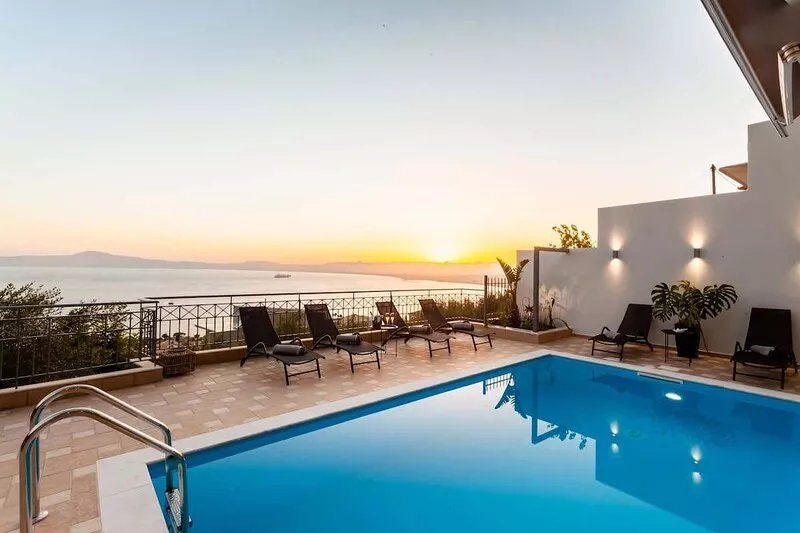 Aigli Luxury Villa - Panoramic Seaview Retreat
