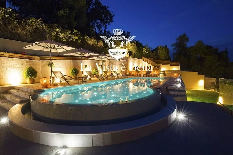 "LA VISTA E BELLA" SEAFRONT PRIVATE RESORT NEAR ACHILLEION PALACE ESTATE
