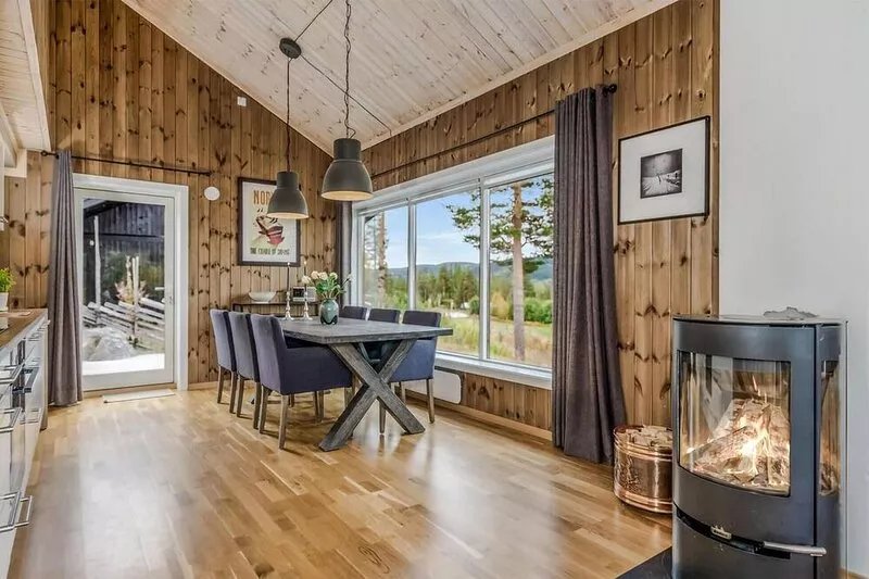 Awesome home in Gol with house a mountain view