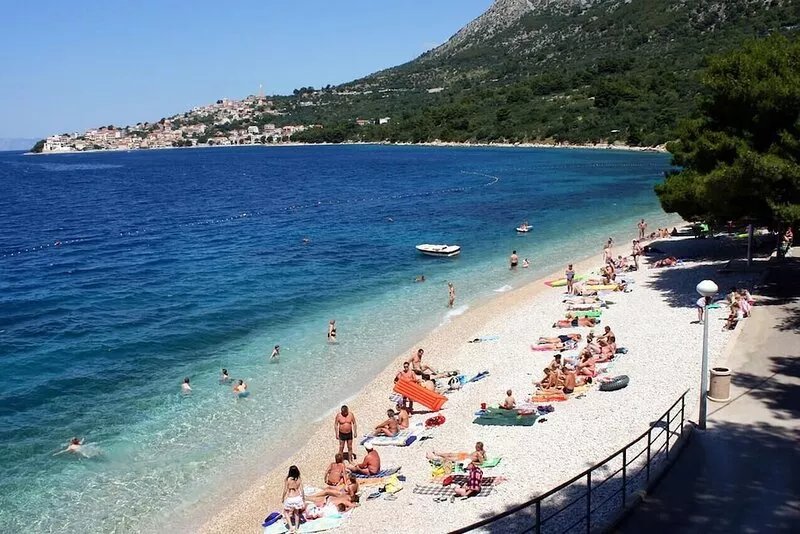 Two bedroom apartment with terrace and sea view Igrane, Makarska (A-5266-a)