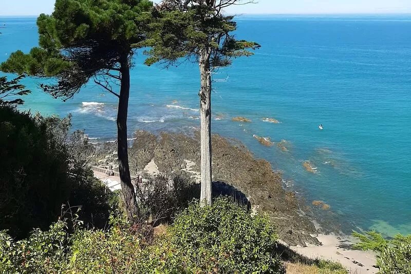 Great Shipowner's House in the heart of GRANVILLE, pretty courtyard, beach and