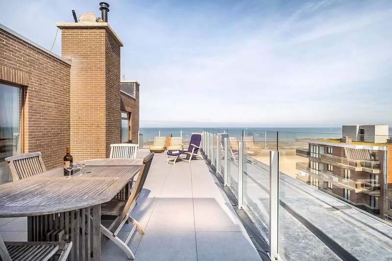 Apollo 601apartment in Koksijde with roof terrace