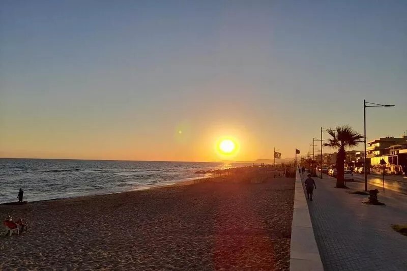 Nymph of the Sun by the beach Rethymno