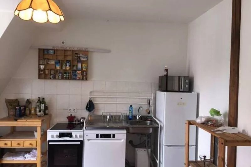 Musician's apartment in a cozy backyard ambience