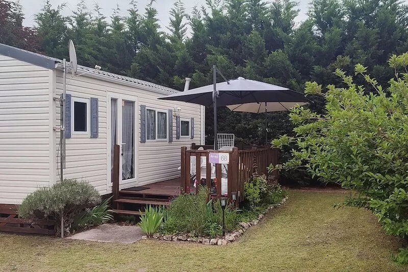 Mobil home 4 pers, on camping 4 stars, with lagoon, 7 km from Saumur.