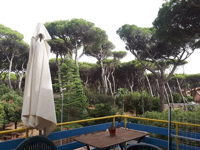 Apartment with veranda and garden just 300 meters from the sea