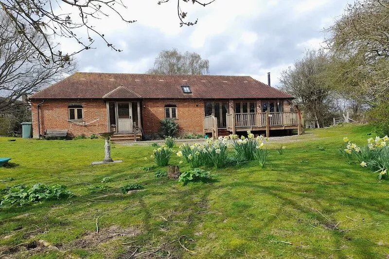 Converted stable in secluded rural setting.