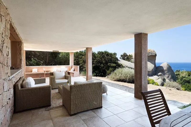 Modern Villa "I Graniti" Close to Beach with Sea View, Patio, Air