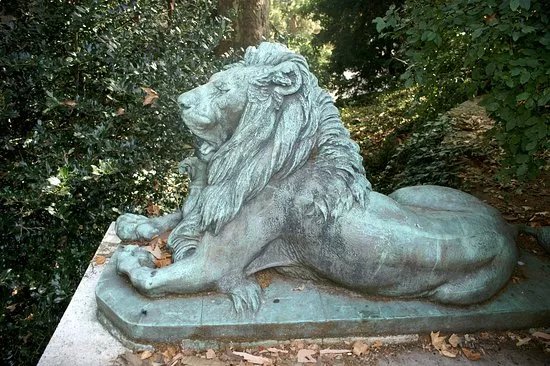 La fontaine aux lions du jardin des plantes