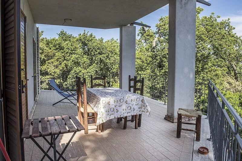 S267 - Sirolo , portion of a single villa surrounded by the greenery of Conero