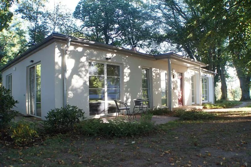 Holiday in the castle park Hohen Niendorf with terrace & view to the Baltic Sea