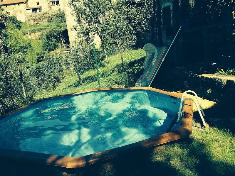 Tuscan House and garden with stunning views near Bagni di Lucca