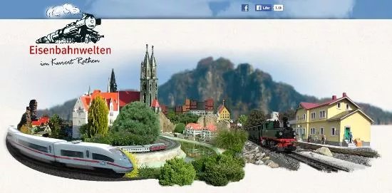 Eisenbahnwelten im Kurort Rathen