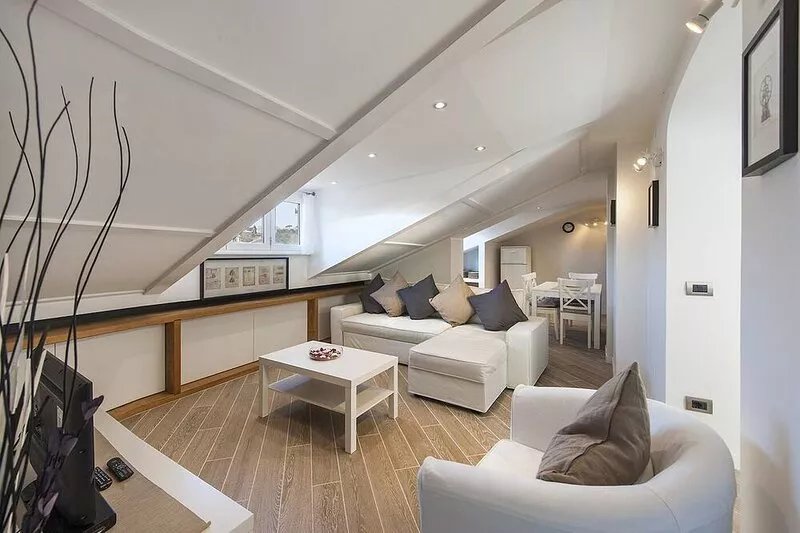 Incredible terrace and wonderful view.  Large apartment just renewe
