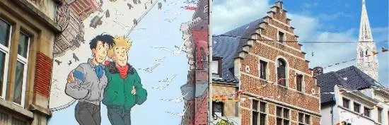 Tintin Mural Painting