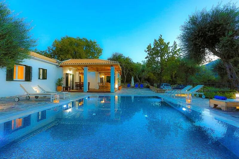 Private Family villa, Near Corfu Town and Achilleon, sleeps 8