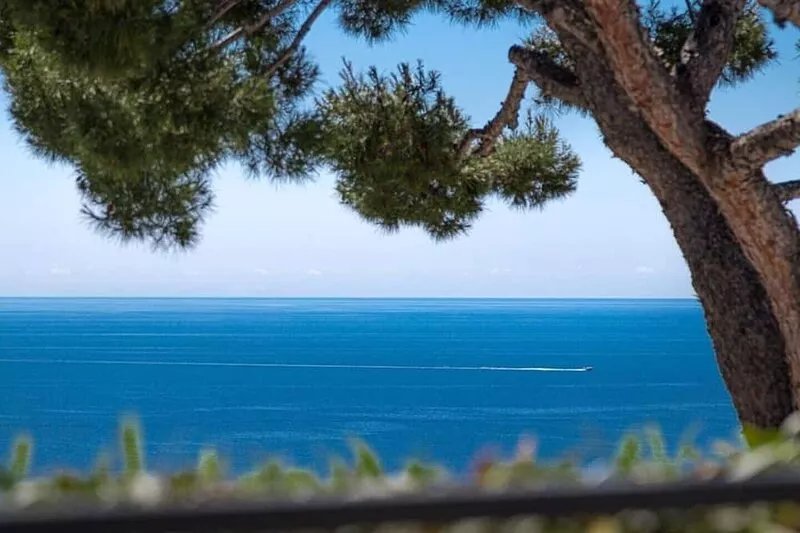 Wonderful modern Villa, with spectacular view of the Ocean and the Bay of Eze.