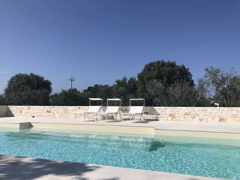 Beautiful Trullo Villa with private saltwater pool and large enclosed garden