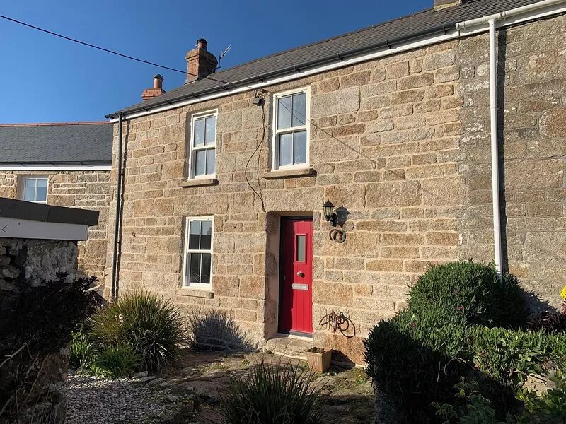 Coastal Tin Miner's Cottage with sea views between St. Just & St Ives
