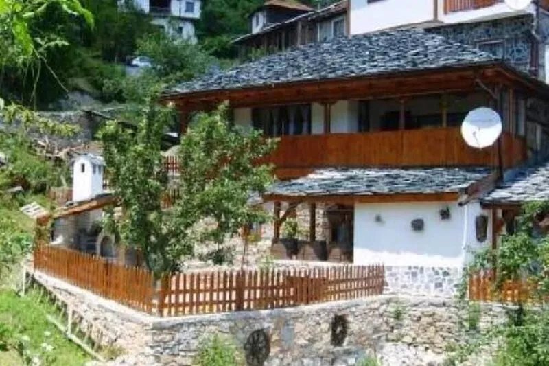 House with a garden in an authentic mountain village