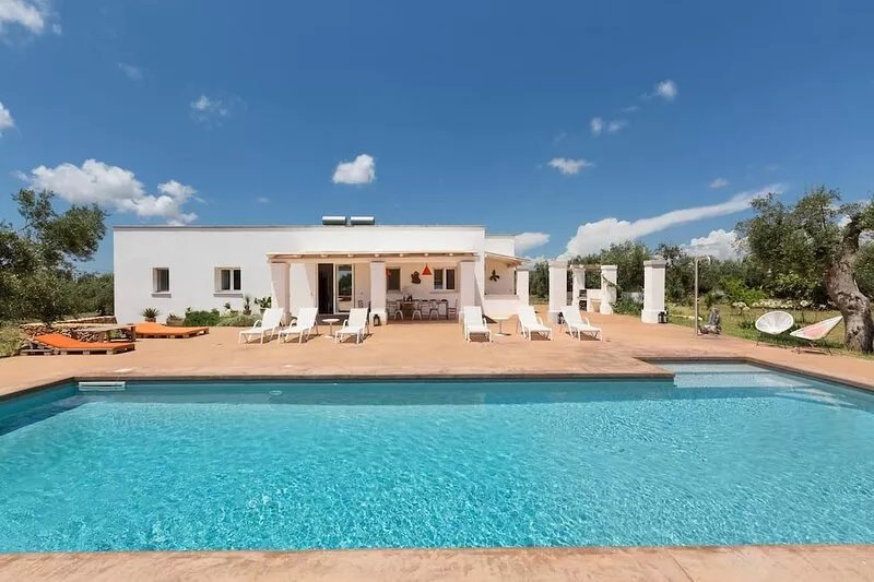Country villa with pool close to the sandy beach, max comfort & relaxing!