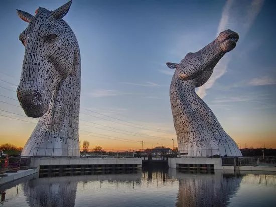 The Kelpies & The Helix