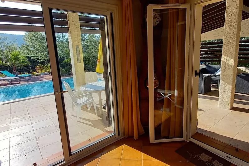 villa with pool not overlooked