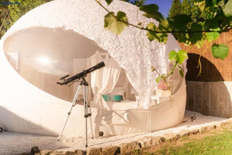 Burbujas Astronomicas Albarari Sanxenxo