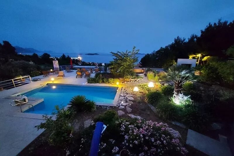 Studio apartment in Orebić with Seaview, Terrace, Air condition, WIFI (114-3)