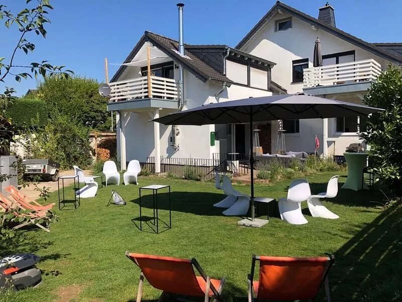 Chic child-friendly apartment in Cologne Pulheim with balcony, barbecue
