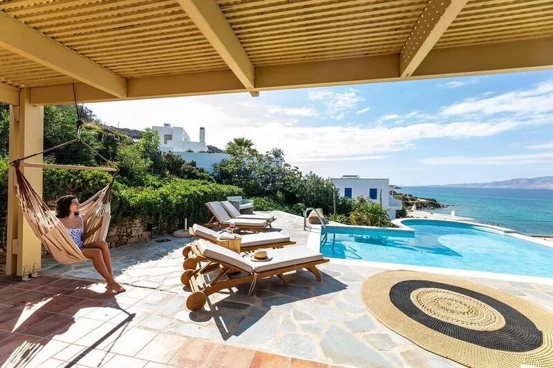 Villa 'Azure'  Private  Infinity Pool Beach Hotel Villa Paradise Naxos