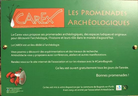 CAREX - Centre d'Archeologie Experimentale - Promenades archeologiques