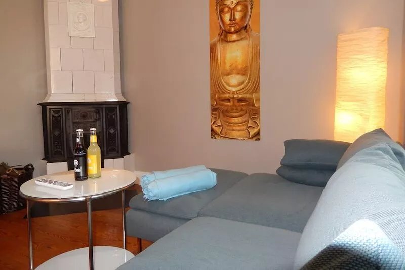Downtown, Lübeck, ground floor, turn of the century, old town, fireplace, WiFi