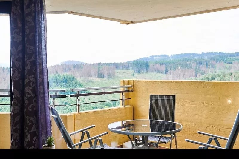 NEW apartment with panoramic view Hohegeiß pool and sauna