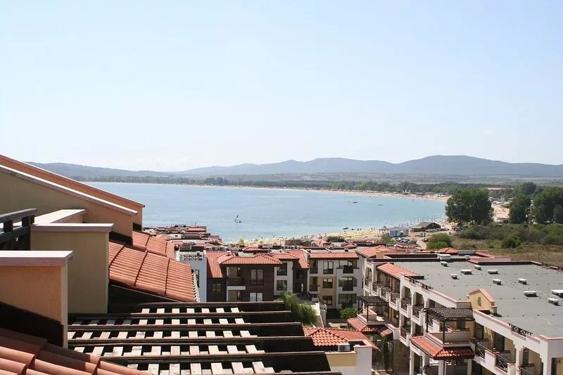 Luxury beachside penthouse near Sozopol w/ sea view terraces & resort