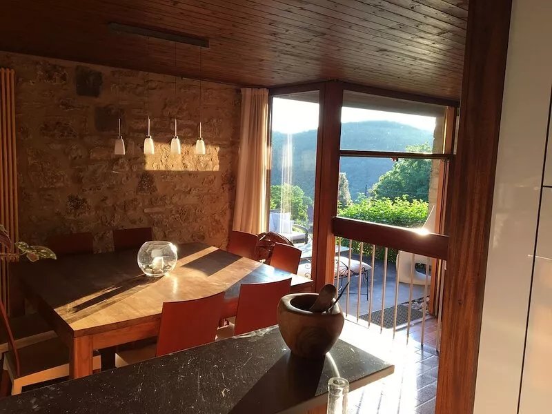 Listed architect-designed house with private SWIMMING POOL VALLEY VIEW