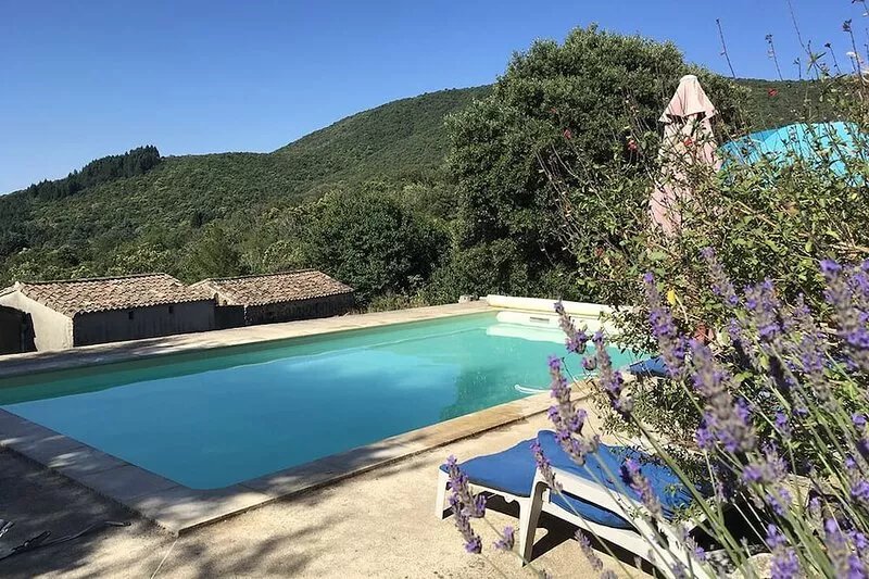LA GROSSILLE: a traditional Cévennes farmhouse.