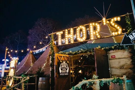 THOR'S Tipi Bar Hyde Park Winter Wonderland