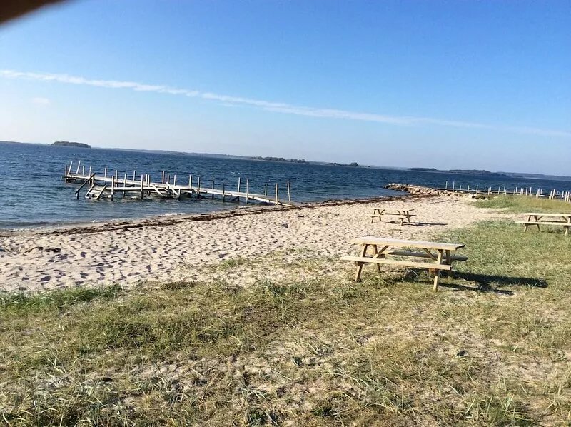 This family-friendly house on the Baltic Sea offers sea views and proximity to