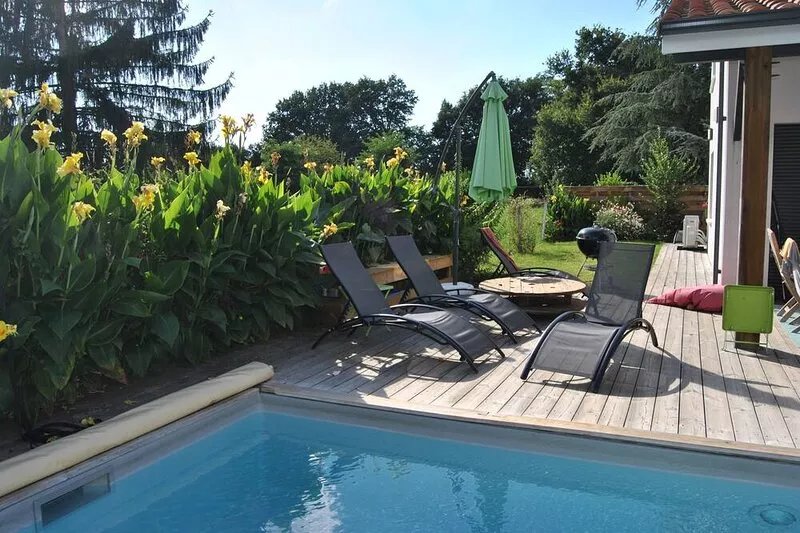 Villa Canelle with heated pool near Hossegor
