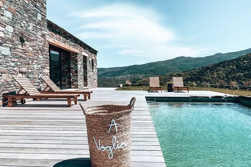 Corsican stone house near Saint Florent